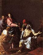 Alessandro Turchi Template:The Raising of Lazarus USA oil painting artist